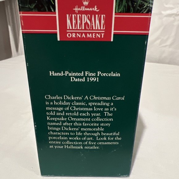 NIB Hallmark "Mrs Cratchit” Ornament 1991 Christmas Carol Collection - Picture 2 of 2